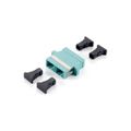 Equip LWL-Koppler SC->APC Multimode Duplex OM3 12Stk blau