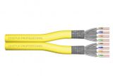 DIGITUS Verlegekabel Cat7a S/FTP duplex 500m gelb AWG22/1 (Speditionsversand)