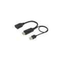 Equip HDMI->DP 4K/60Hz St/Bu 0.15m schwarz