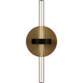 SEGULA Wandleuchte EQUATOR Metall gold/schwarz S14d dimmb.