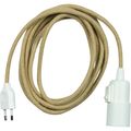 SEGULA PINOCCHIO Set weiß - Pendelleuchte Jute Kabel