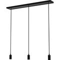 SEGULA Pendelleuchte MADOX 3x Wave schwarz E27