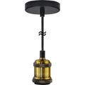 SEGULA Pendelleuchte CHICAGO Messing E27 2.0m schwarz