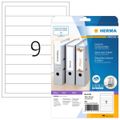 HERMA Einsteckrücken A4 weiß 30x190 nicht klebend 225 St.