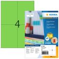 HERMA Etiketten A4 grün 105x148 mm Papier matt 400 St.