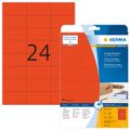 HERMA Etiketten A4 rot 70x37 mm Papier matt 480 St.
