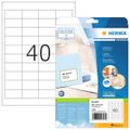 HERMA Etiketten A4 weiß 48,5x25,4 mm Papier matt 1000 St.