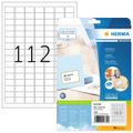 HERMA Etiketten A4 weiß 25,4x16,9 mm Papier matt 2800 St.
