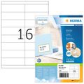 HERMA Etiketten Premium A4 weiß 105x33,8 mm Papier 1600 St.