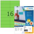 HERMA Etiketten A4 grün 105x37 mm Papier matt 1600 St.