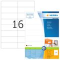 HERMA Etiketten Premium A4 weiß 105x37 mm Papier 3200 St.