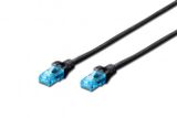 DIGITUS Patchkabel RJ45 U/UTP Cat5e 10.00m schwarz Polybeutel