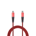 2GO USB Lade-/Datenkabel USB Type-C - USB Type-C 1m rot