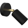 SEGULA Wandleuchte BRONX Wave schwarz E27