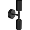 SEGULA Wandleuchte ONYX DOUBLE Wave schwarz E27