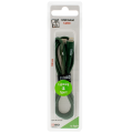 2GO USB Lade-/Datenkabel Type C - Lightning Nylon 1m grün