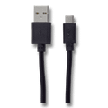 2GO USB Lade-/Datenkabel Micro-USB 1m PET-B schwarz