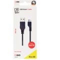 2GO USB Lade-/Datenkabel Micro-USB 1m schwarz