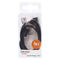 2GO USB Lade-/Datenkabel USB Type-C 3.1 1m schwarz PET-Box