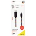 2GO USB Datenkabel "Tricolor" LED-Beleucht. Micro USB 1m