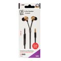 2GO In-Ear Stereo-Headset "Luxury" Zipper-Style gold