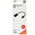 2GO USB OTG Host-Kabel USB Type C 15cm schwarz
