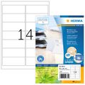 HERMA Etiketten A4 99,1x38,1 mm Rec.Blauer Engel 1120 St.