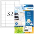 HERMA Etiketten A4 48,3x33,8 mm Rec.Blauer Engel 640 St.