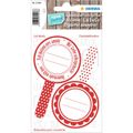 HERMA Deckeletiketten New Look Rot 6St.