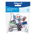 Pelikan Vielzweckklammer sort. 12Stk versch. Größen