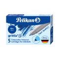 Pelikan Tintenschreiberpatronen T1R/5 blau FSC 5 Stück