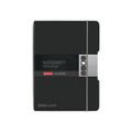 Herlitz Notizheft flex A5 40 Bl. Lederoptik FSC Mix schwarz