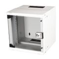 Equip 10" Wandgehäuse 300x300mm Glastür 6U grau