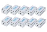 DIGITUS Verbindungsmodul CAT 6 für Twisted Pair Kabel 10 Stk