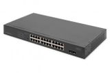 DIGITUS Switch 24-Port Gigabit Unmanaged schwarz