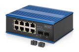 DIGITUS Switch 8 + 2 -Port Gigabit Ethernet PoE 20 km