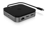 Dockingstation IcyBox USB 3.2 Type-C mit 2-fach Videoausgabe retail