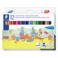STAEDTLER Fasermaler Noris Jumbo 12er-Set retail