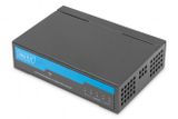 DIGITUS Switch 5-Port Gigabit Unmanaged Metallgehäuse schw