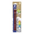 STAEDTLER Bleistift Tradition Jumbo 2B Dreikantform 2Stk. retail