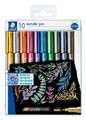 STAEDTLER Marker Metallic 10 Stück im Etui, 1-2mm