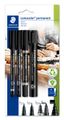 STAEDTLER Marker Set Lumocolor 4St