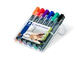 STAEDTLER Marker Lumocolor perm 6St Box