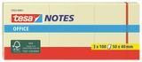 tesa Office Notes 3 x 100 Blatt 50 x 40mm gelb