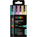 POSCA Marker UNI PC-5M 4er Set Soft Col