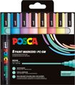 POSCA Marker UNI PC-5M 8er Set soft col