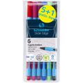 Schneider Kugelschreiber Slider Edge XB 6er Etui sortiert