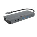 Dockingstation IcyBox PD 10 in 1 1xHDMI 1xVGA USB-C