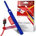 LTC Klettkabelbinder Basic10er Set zum Bündeln & Ordnen Mix