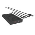 Geh. IcyBox USB 3.2 Gen2x2 Type-C 2-fach M.2 PCle NVMe